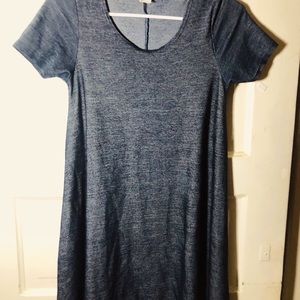 Denim babydoll dress